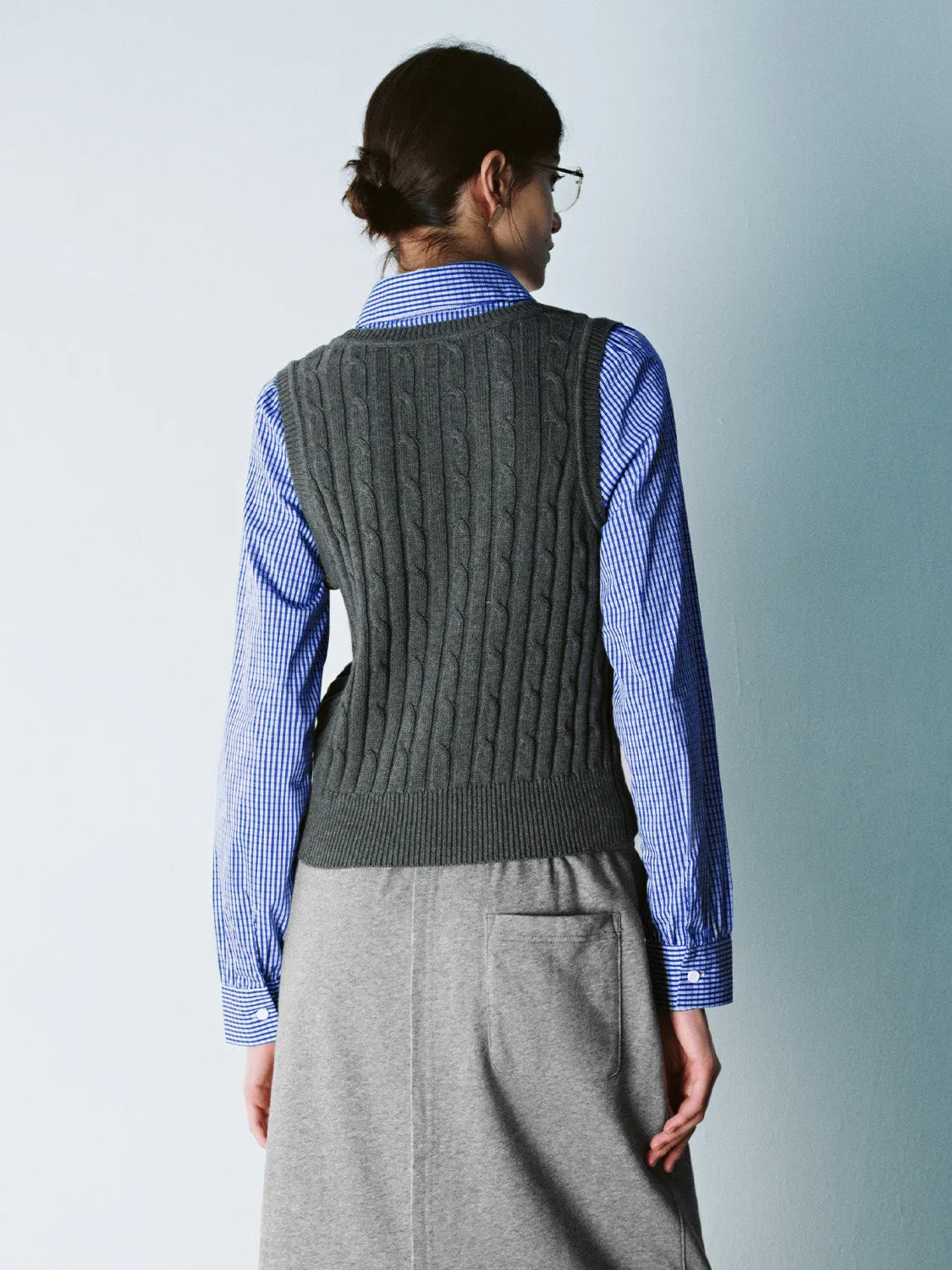 Cable Knitted Vests