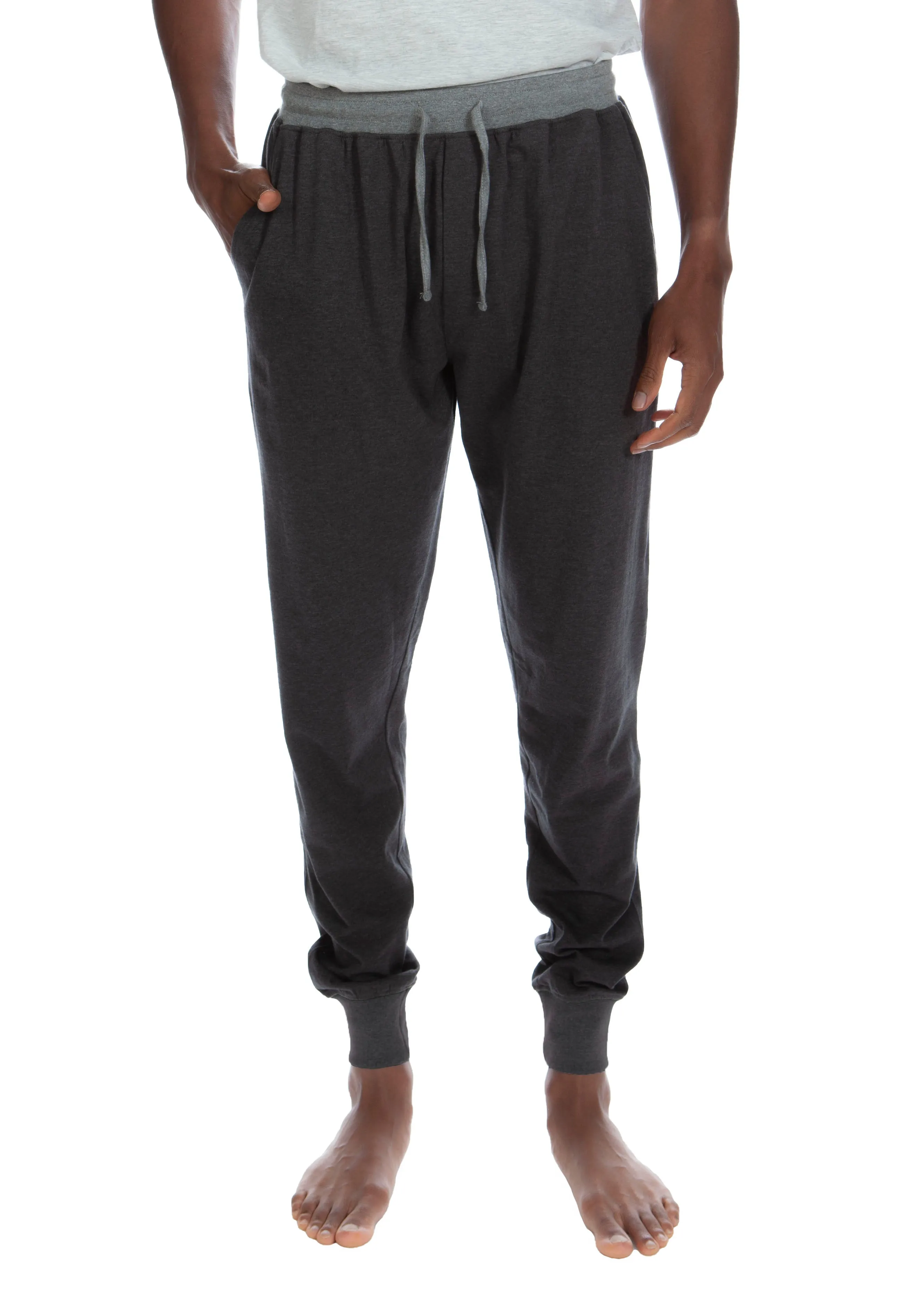 Contrasted Waistband Cuffed Jogger