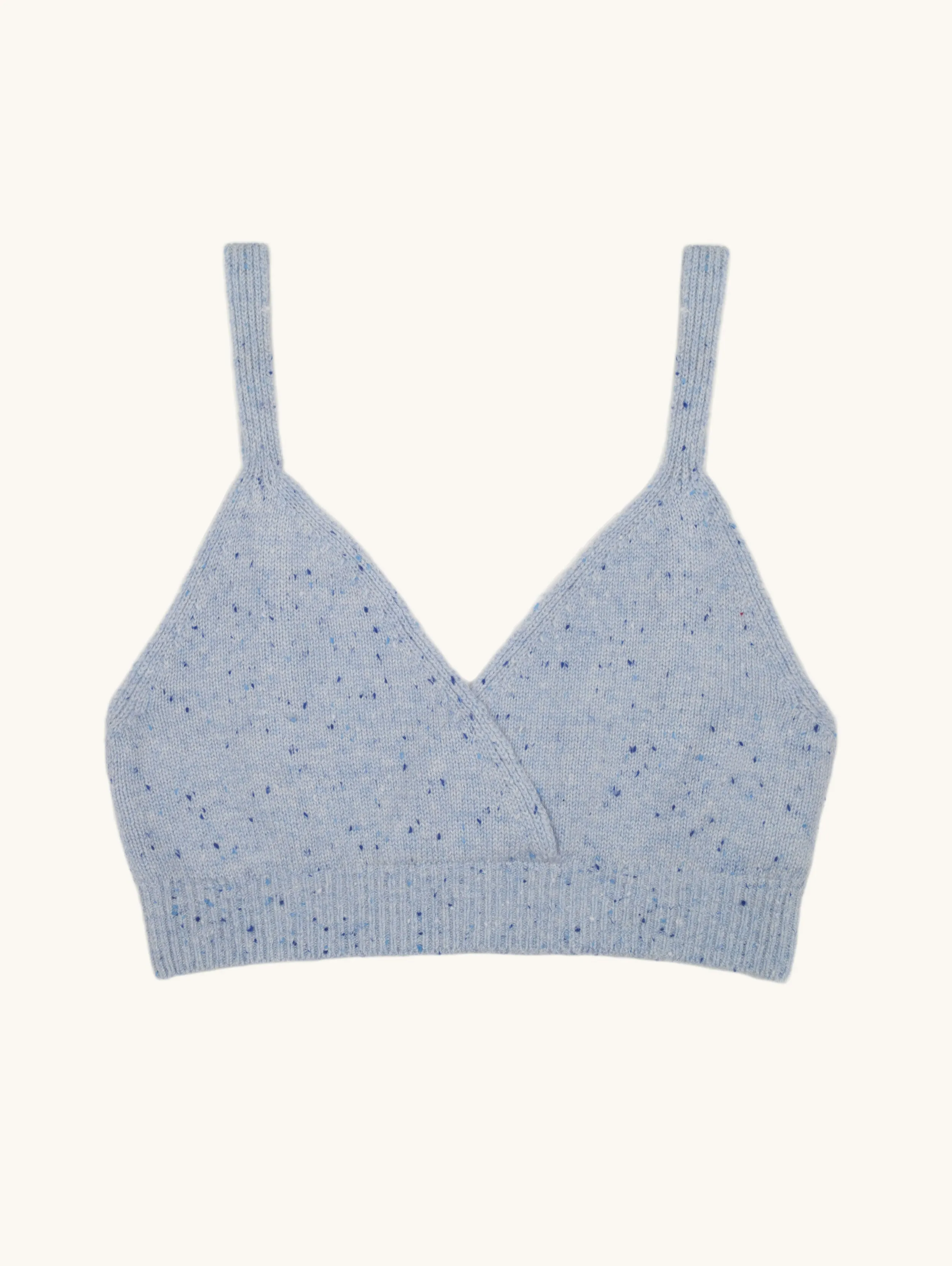 Cross Front Cashmere Bralet