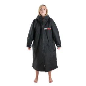 Dryrobe® Advanced Long Sleeve Changing Robe - Black/Grey