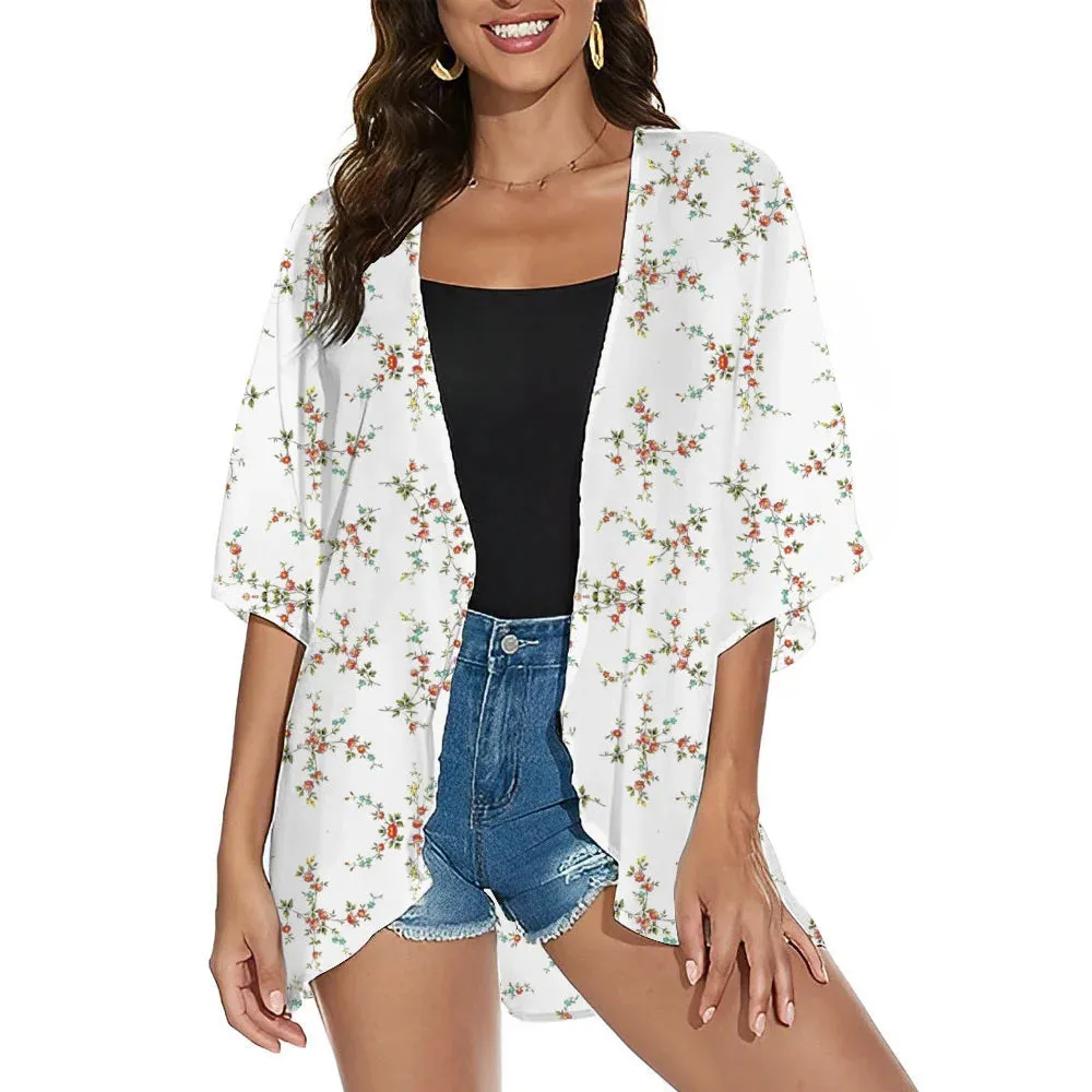 Elegant Flowy Kimono Cardigan for Women