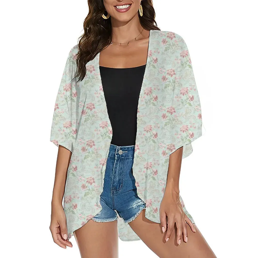 Elegant Flowy Kimono Cardigan for Women