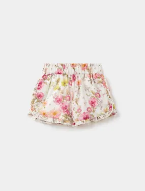 Hazel Ruffle Paperbag Girls Shorts