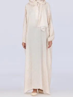 Khaki Viscose Salah Robe - AL-LK-861