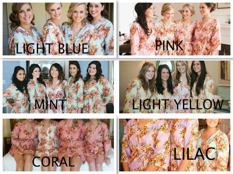 Light Blue Bridesmaids Robes