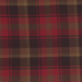 LONDON brushed plaid - Canadian Maple Leaf