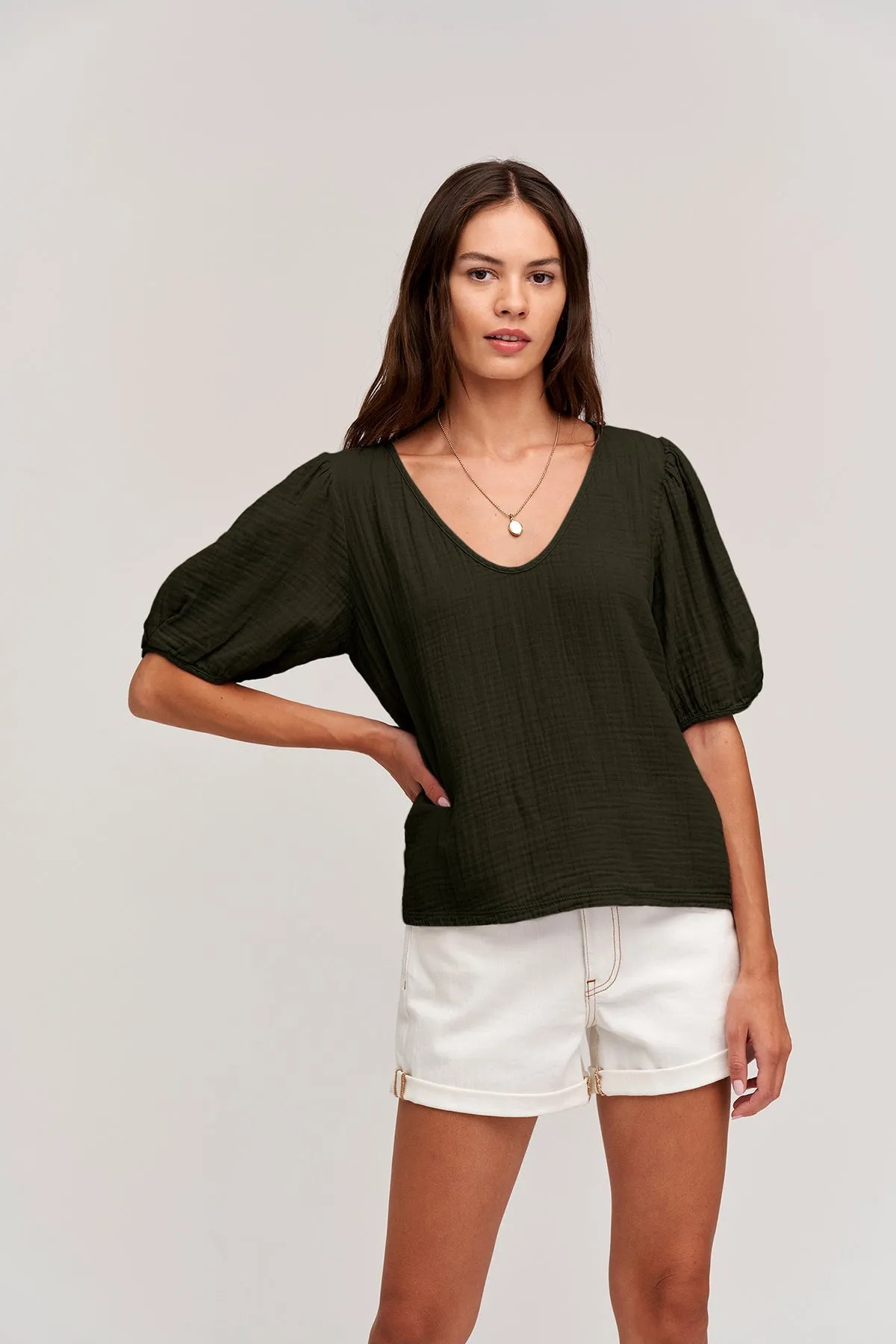 LOUISA PUFF SLEEVE TOP