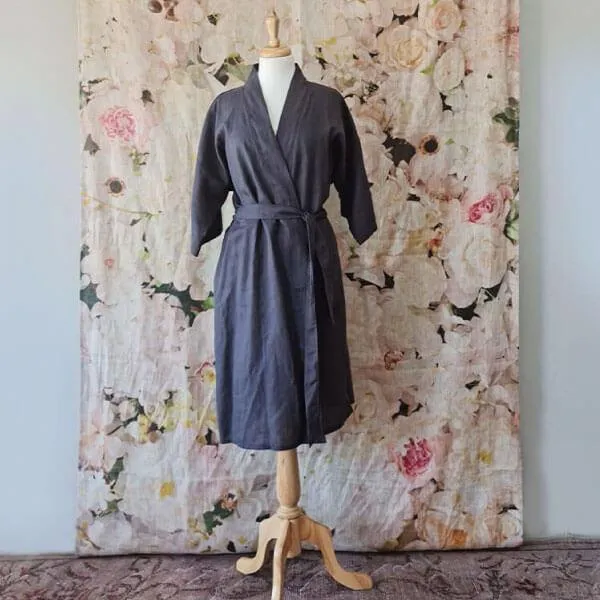 Luxury Robe - Charcoal