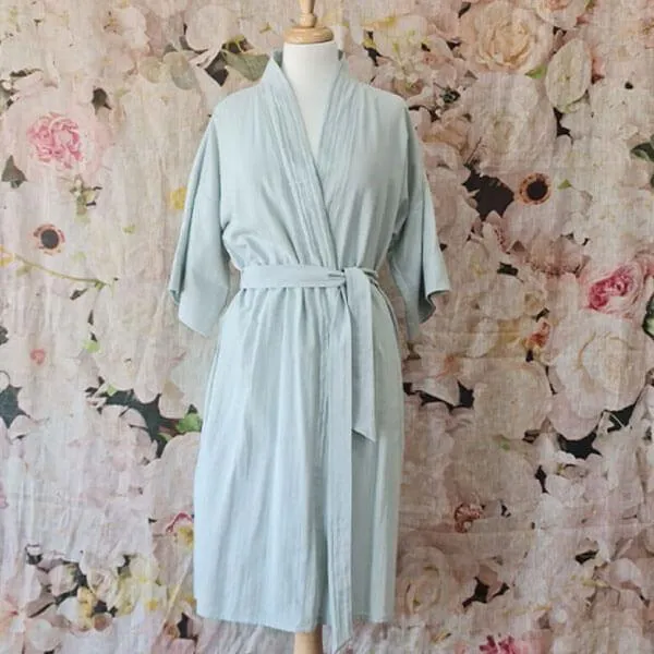 Luxury Robe - Mint Green