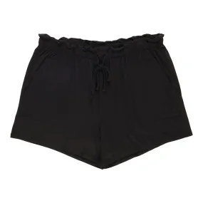 mySTYLE Women's Plus Paperbag Shorts