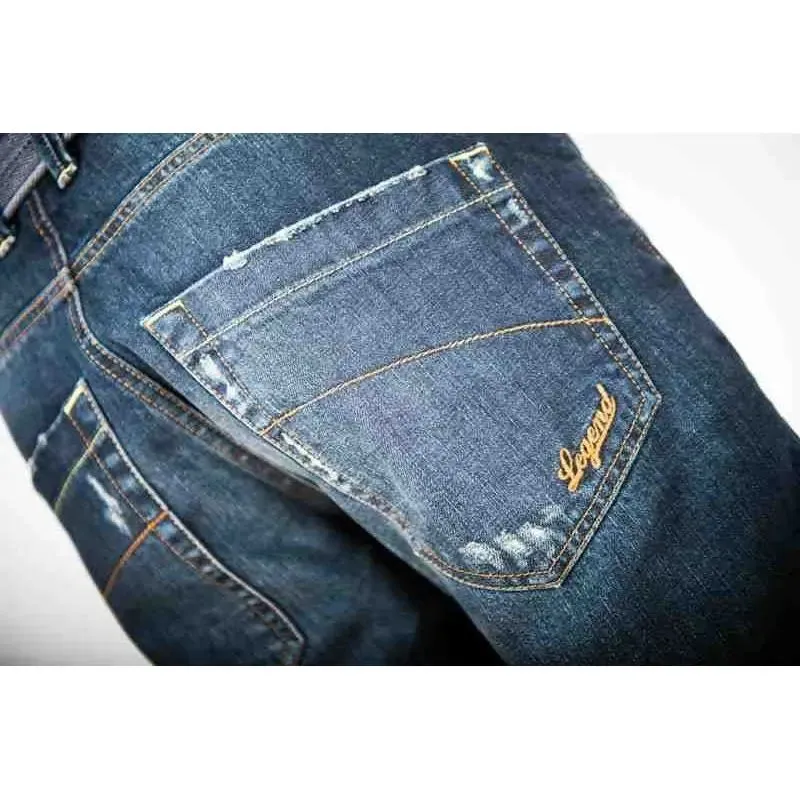 PMJ Legend Cafe Racer Denim Jeans Mid Blue