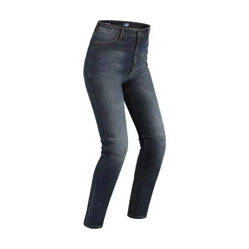 PMJ Sara Ladies High Waist Jeans Blue