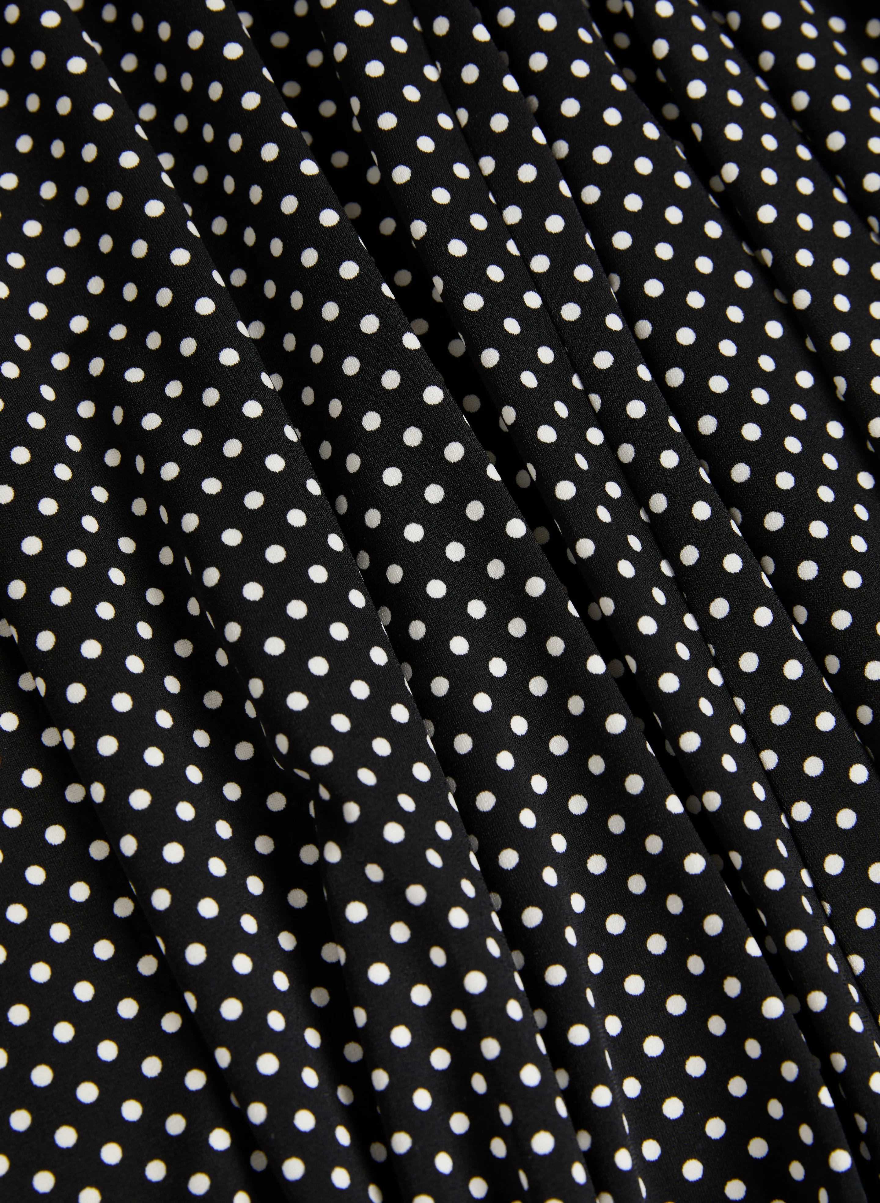 Pull-On Polka Dot Wide Leg Capris