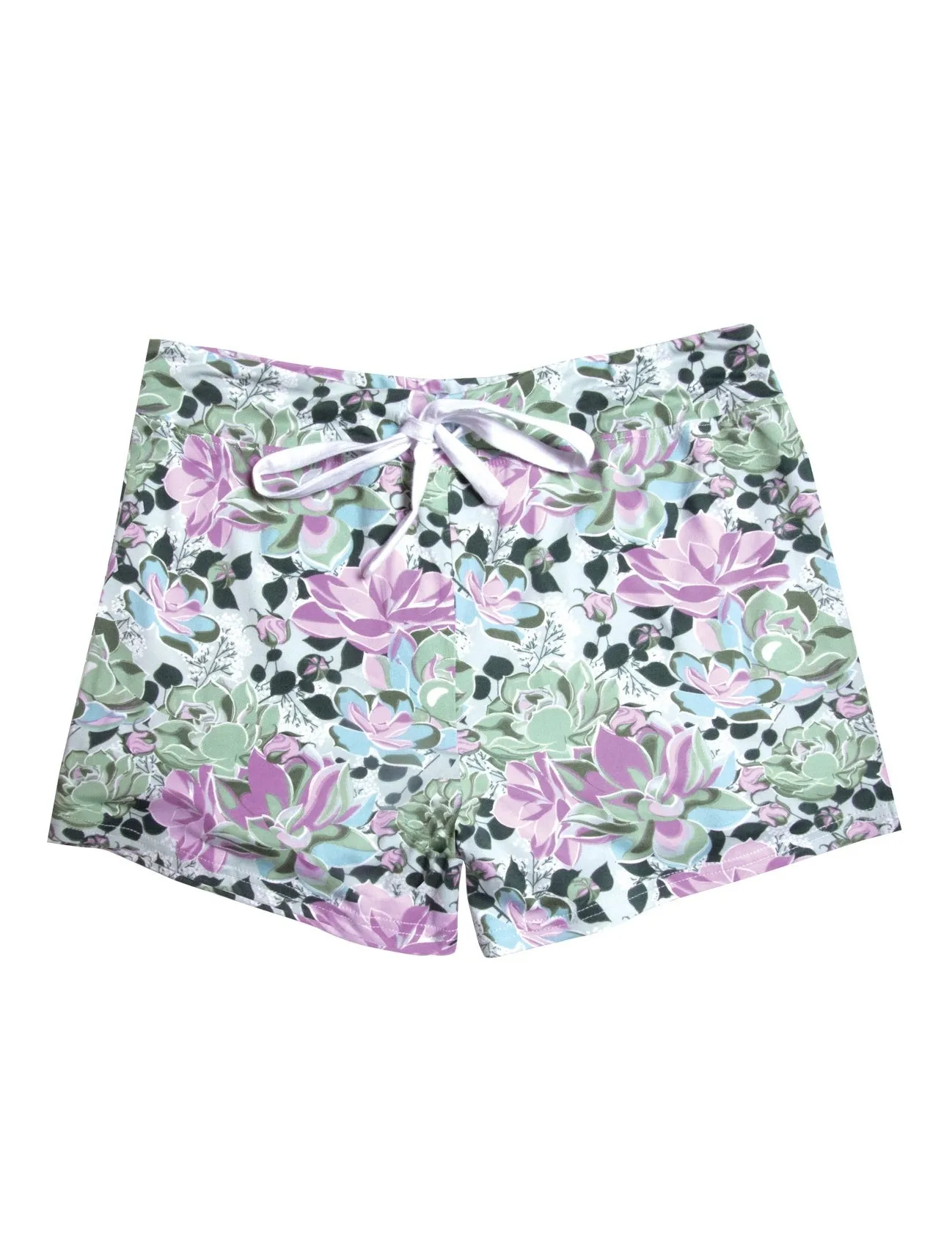 Purple Sage Succulents Shorts