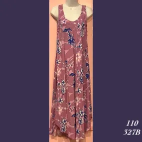 Rainbow Jo Sundress Resort Wear Floral Print Midi Dress - 110 - 327B