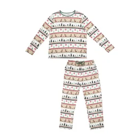 Reindeer Fair Isle - Adult L/S Loungewear Set