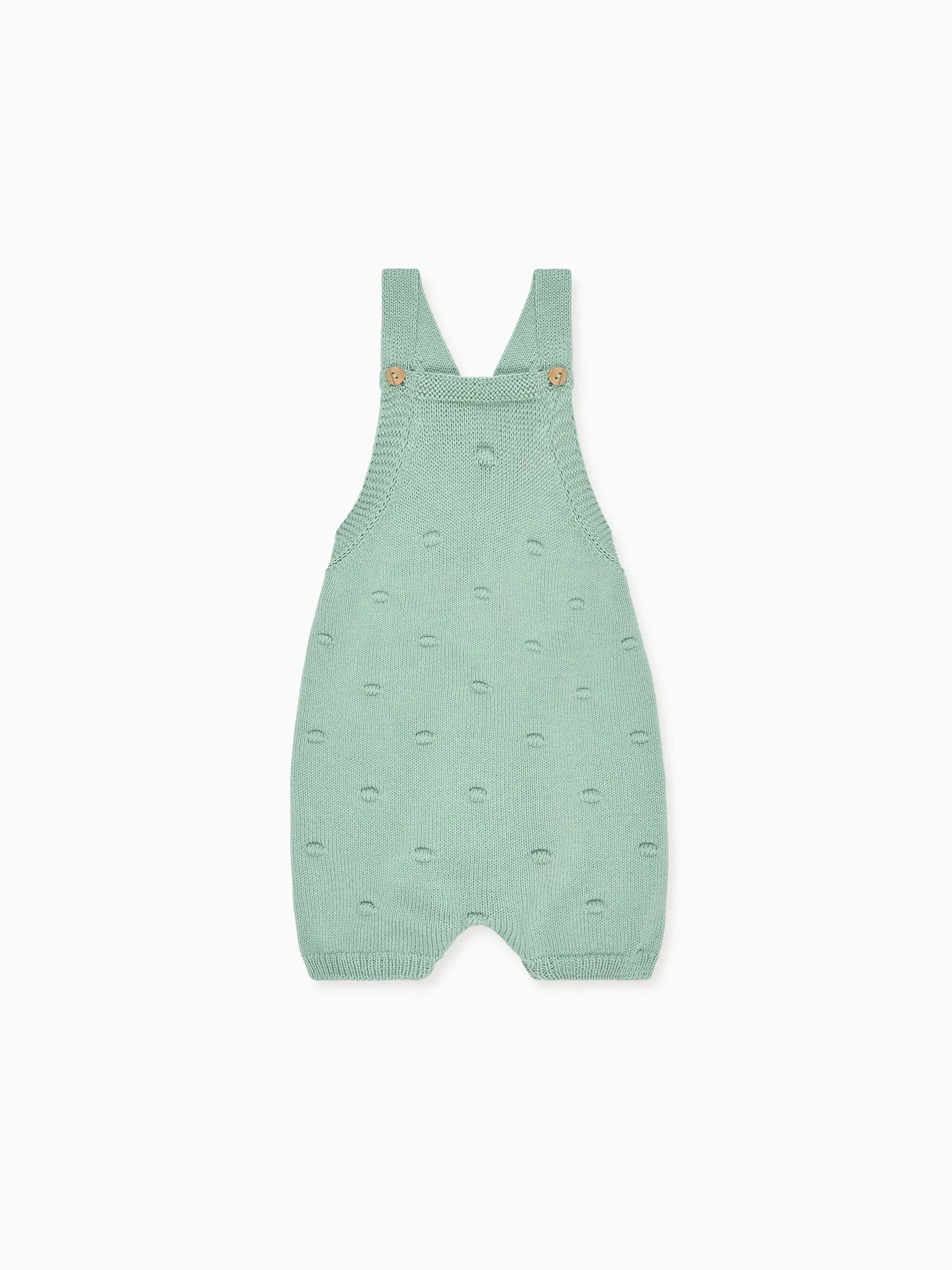 Sage Noa Cotton Baby Knitted Overalls