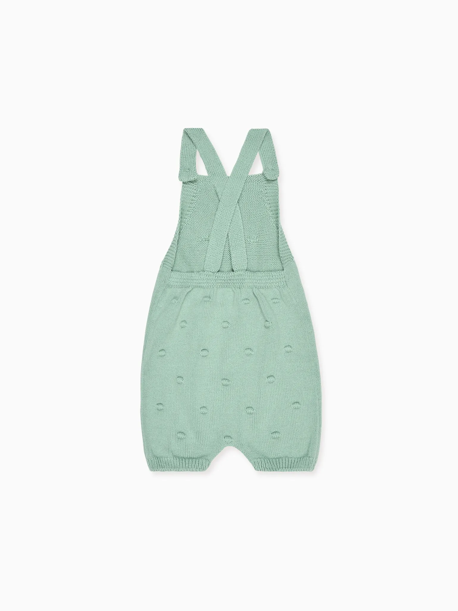 Sage Noa Cotton Baby Knitted Overalls