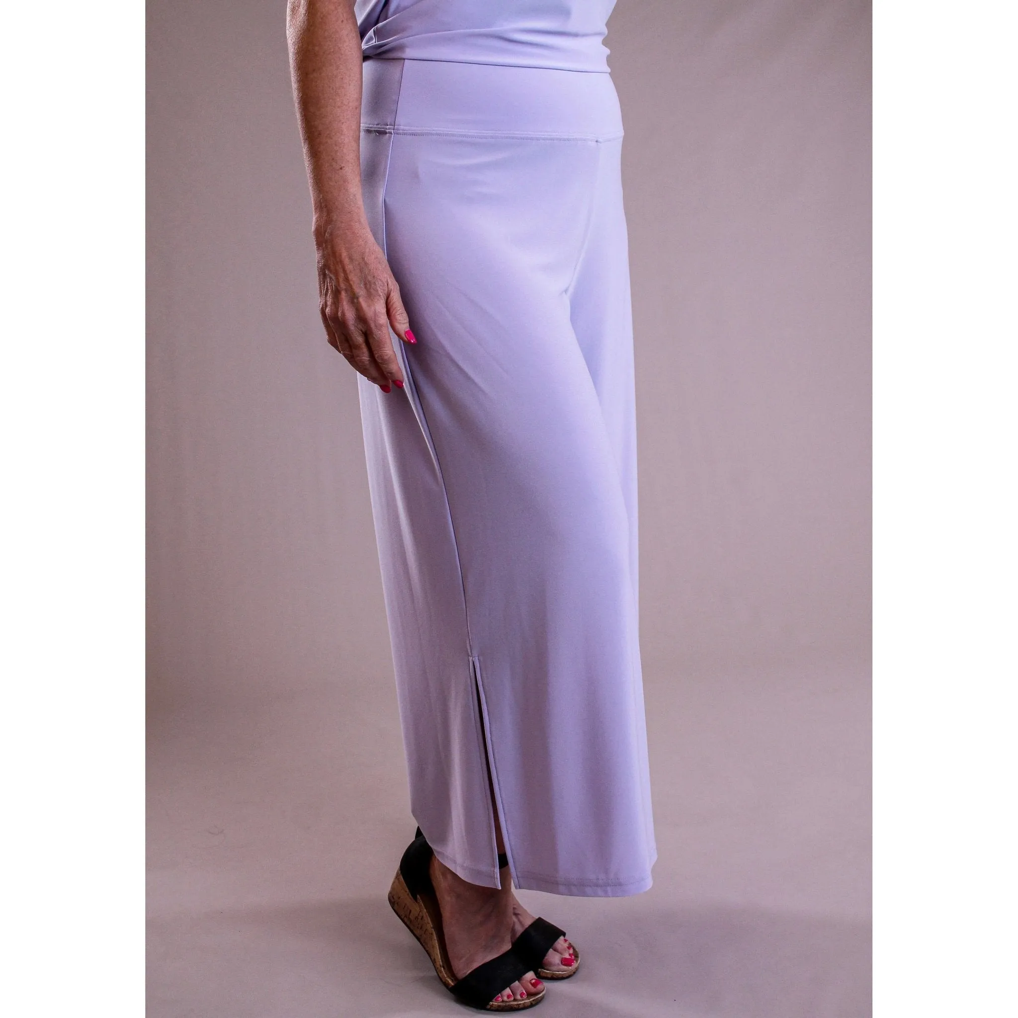 Sympli Side Slit Wide Capris