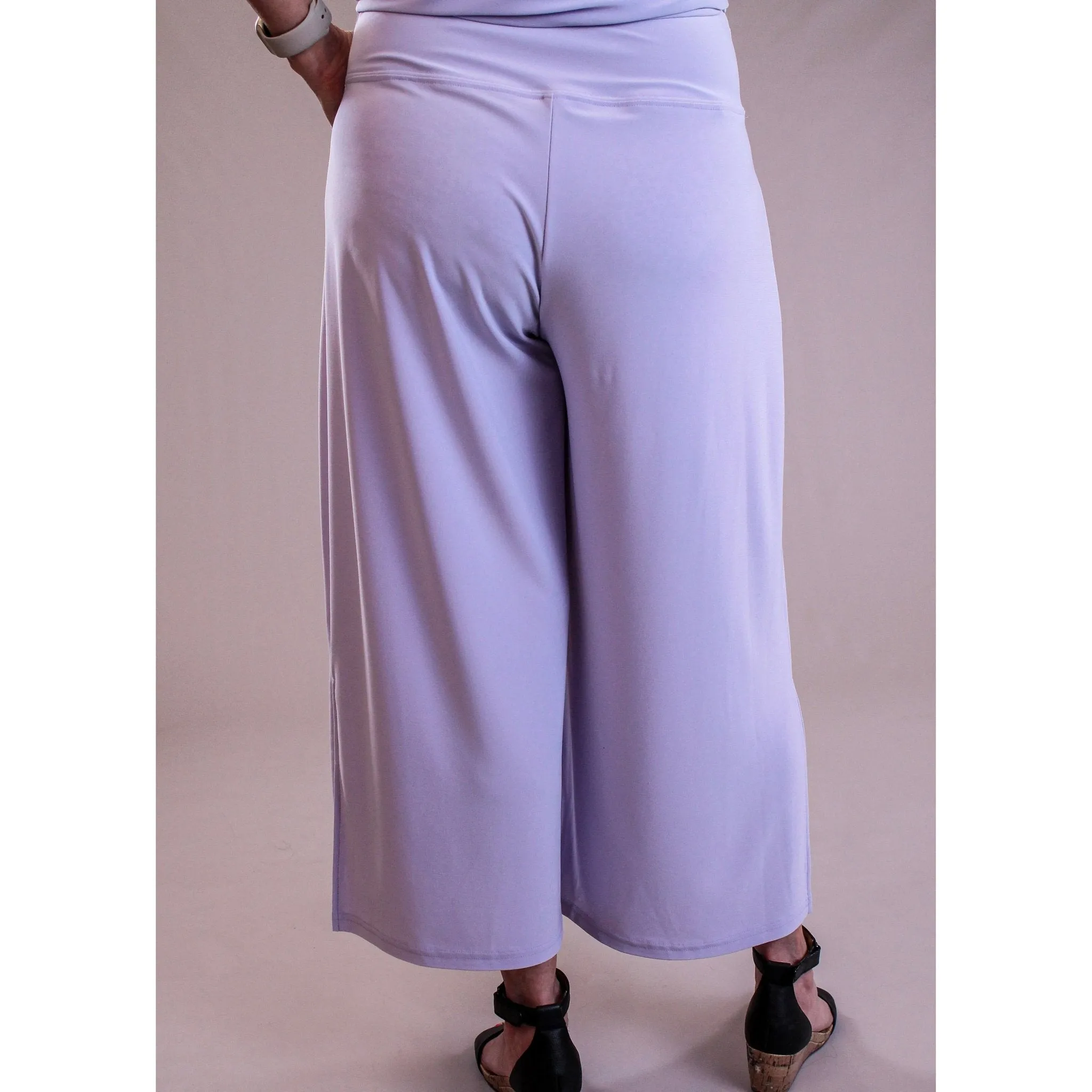 Sympli Side Slit Wide Capris