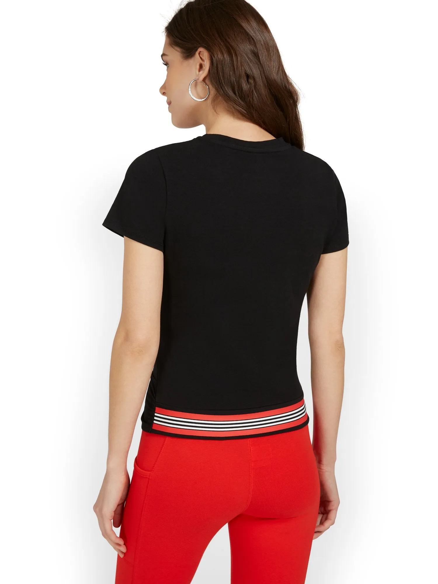 Twist-Front Yoga Top