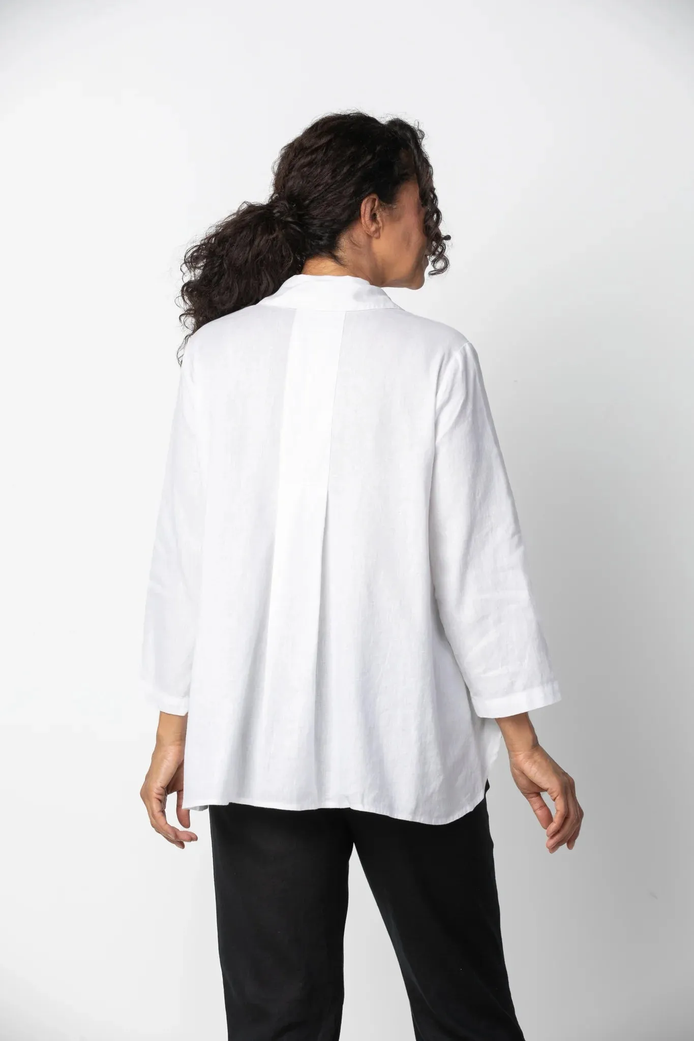 Women's Habitat | Wrap Around Button Tunic | White