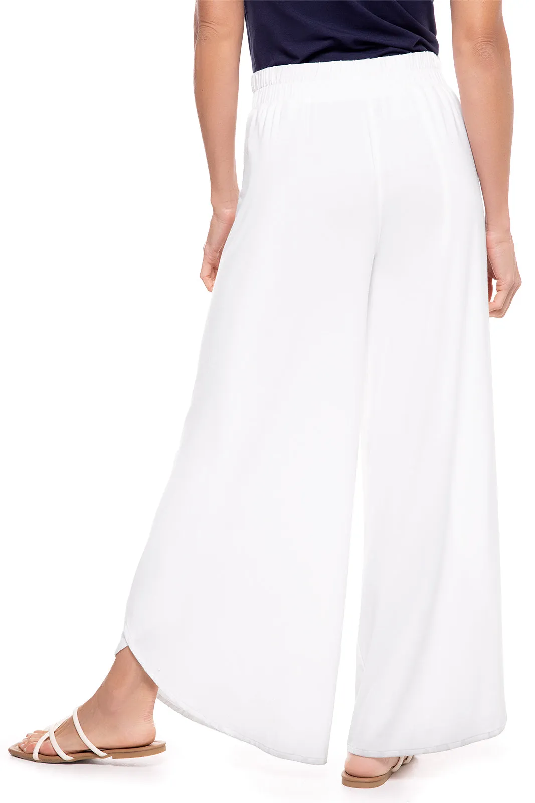 Women's Lynsu Wide Leg Pants | White